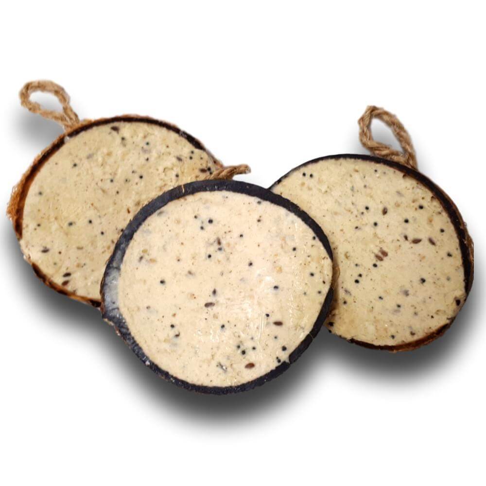 Premium Coconut Halves - Premium Fat Balls & Suet  - Just £1.30! Shop now at Gala Wildlife