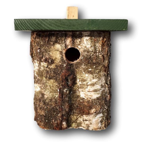 Birch Log Nest Box - Premium Nest Boxes  - Just £10.30! Shop now at Gala Wildlife